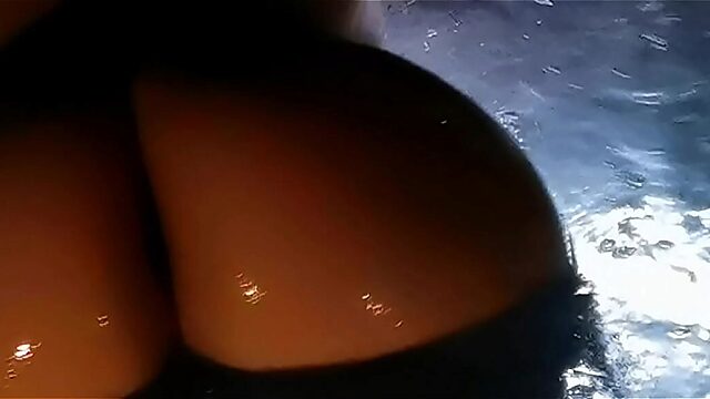 Sexy Milf Caught Enjoying Farmer's Hot Tub Through One-Way Windows