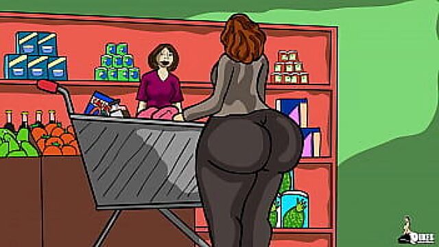 Supermarket Shenanigans With Big Booty Mrs. Keagan