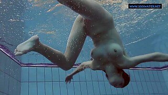 Lastova Dives Deep Underwater For A Naughty Flash Fest