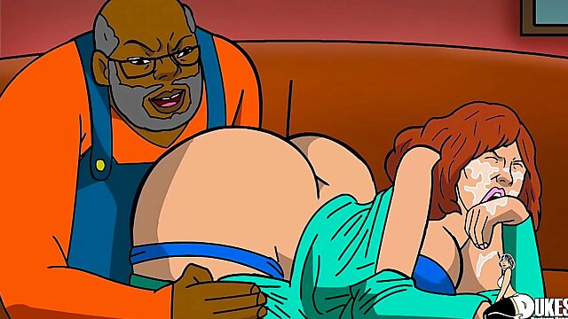 Rough Anal Ride For Horny Milf By Mechanic