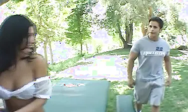 Sativa Rose And Nicole Parks Take On One Trouser Snake At Once