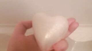 Chubby Girl Takes A Bath