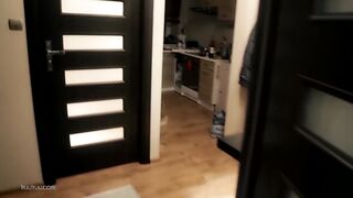 We Seduce Handyman To Fuck With Us In Ffm Threesome