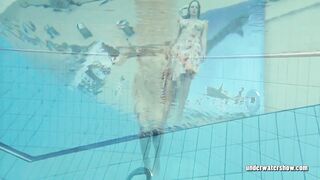 Beautifully Dressed Underwater Babe Lucy Gurchenko