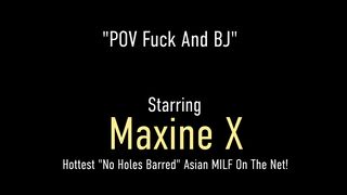 Squirting Asian Cougar Maxine X Finger Fucked And Drilled
