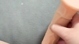 Horny 22 Years Old Riding Dildo