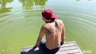 Public Sex At The Lake! Amateur Couple! Creampie