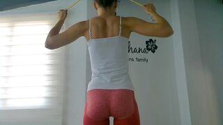 Female Muscle. Back Workout. Everfitness Fitness Girl