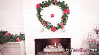 Tugcasting - Exclusive: Zoe Sparx Christmas Handjob Casting