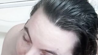 Daddy Fills Me Up With His Piss. Nice Little Kiss & Slap At The End