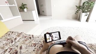 Stepson, Stop Jerking Off, Better Take Care Of Your Mom's Pussy 'Stepmom Teaches Stepson To Fuck
