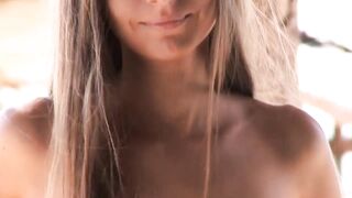 All Natural Busty And Slim Adelia In The Sand