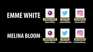Emme White & Melina Bloom - Webcam Show - Part 1 Of 2