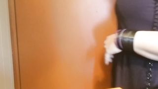 Goth Just Has To Fix Her Makeup But Plays With A Vibrator Instead