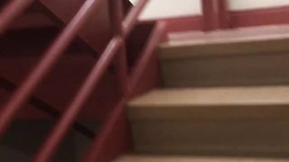 Staircase Handjob