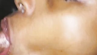 Best Sloppy Wet Ebony Deepthroat
