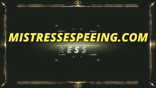 Gorgeous Smoking Mistress Pissing