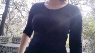 Blowjob And Sex During Dog Walk In The Park Pov