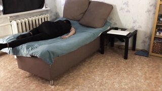 Young Bitch Caught Stealing, Stripped And Face Fucked