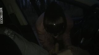 Cute Teen Gives Me Handjob And Blowjob On A Public Road - Maryvincxxx_1080P