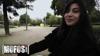 Mofos - Cute Brunette Teen Anya Krey Takes A Big Fat Cock In The Ass For Some Cash