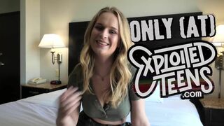 Wholesome Blonde Amateur Makes Her First Porn