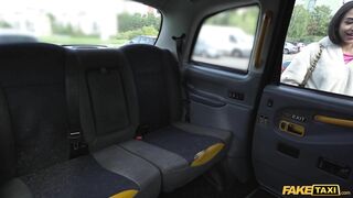 Fake Taxi - Petite London Teen With Tight Body Teases Driver Before Struggling With His Huge Cock