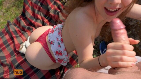 Mini Diva's Hot Pov Fuck In Public With A Cum-Filled Pussy
