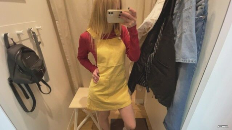 Allinika Gets Naughty In The Fitting Room, Trying On Outfits & Getting Fucked Hard